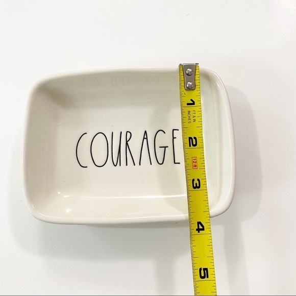 Rae Dunn Courage Dish Artisan Collection by Magenta Small Trinket Jewelry Tray - Picture 7 of 7